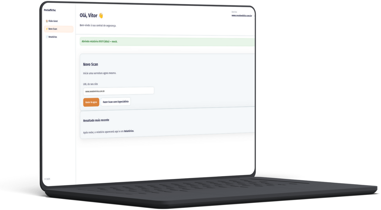 Painel com vulnerabilidades priorizadas